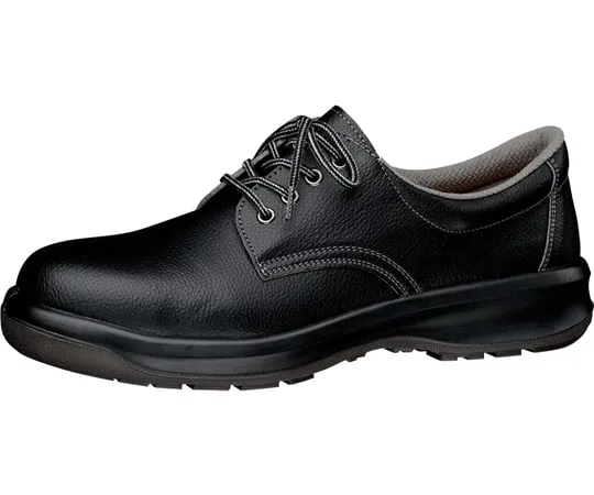 67-6616-43 JIS Standard Artificial Leather Anti-static Safety Shoes Black Green Purchasing Law Compliant Product 23.5 cm MW210S-BK-23.5