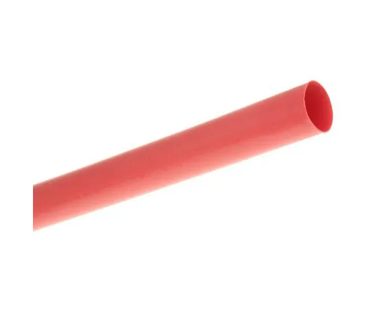 63-4716-57 TE Connectivity Red No Heat Shrink Tubing 9mm Sleeve Dia. x 1.2m Length, RNF-3000 Series 3:1 Ratio RNF 3000-9/3-2-2