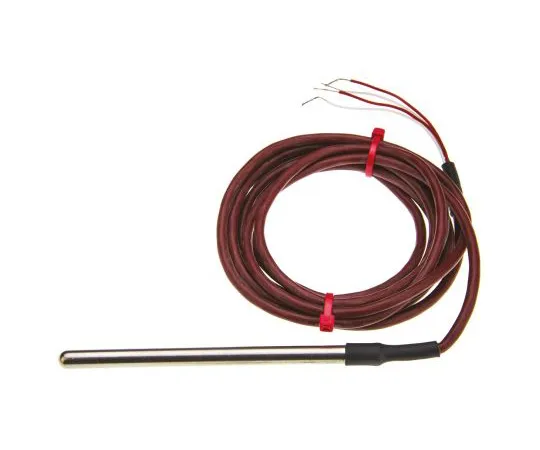 63-4890-35 RS PRO 4 wire PT100 Sensor, -50°C min +200°C max, 100mm Probe Length x 6mm Probe Diameter 611-8264