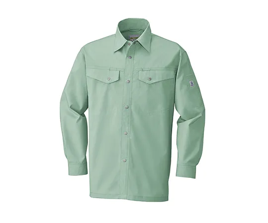 63-1802-81　［Discontinued］Long Sleeve Shirt Green　6695-25-S