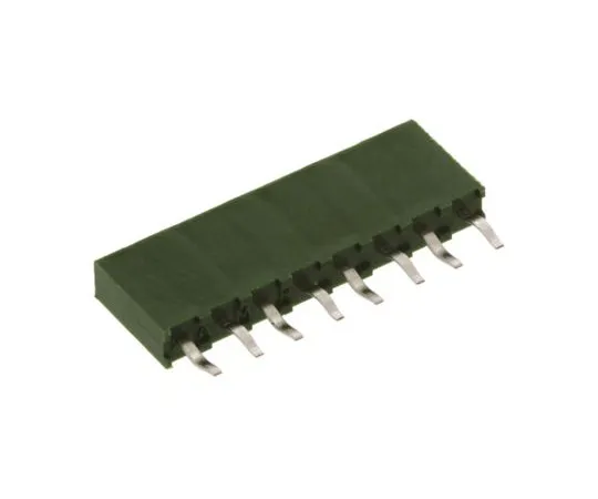 63-4832-38 TE Connectivity AMPMODU HV100 Series 2.54mm Pitch 8 Way 1 Row Straight PCB Socket, Through Hole, Solder Termination 215297-8