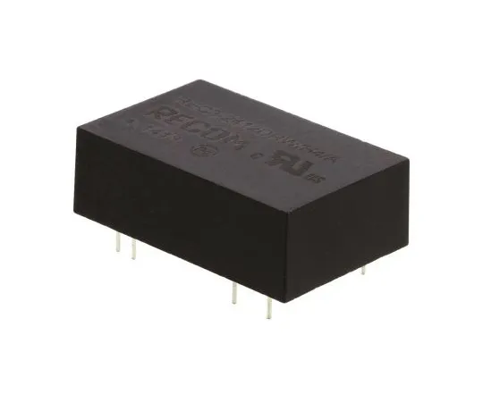 63-4807-24 Recom REC3 3W Isolated DC-DC Converter Through Hole, Voltage in 18 → 36 V dc, Voltage out ±12V dc Medical REC3-2412DRW/H4/A
