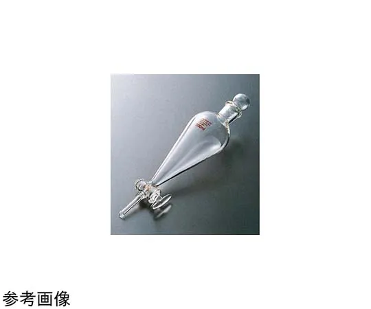 65-6843-22 Transparent Sliding Separatory Funnel 50 mL G Cock 2104-01