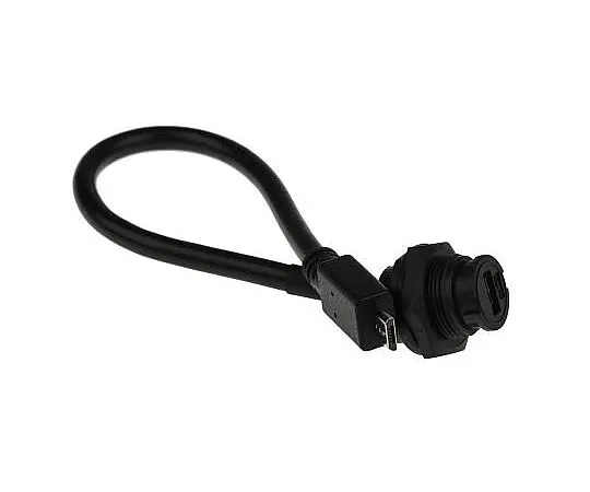 63-4661-97 RS PRO Male USB Micro B to Mountable Female USB A USB Cable, 200mm, USB 2.0 111-6750
