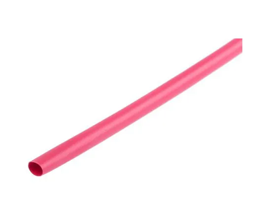 63-4740-17 TE Connectivity Red No Heat Shrink Tubing 6mm Sleeve Dia. x 1.2m Length, RNF-3000 Series 3:1 Ratio RNF 3000-6/2-2