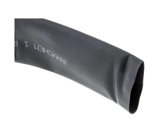 63-4917-51 TE Connectivity Black No Heat Shrink Tubing 25.4mm Sleeve Dia. x 3m Length, RW-200 Series 2:1 Ratio RW-200-E-1-0-SP