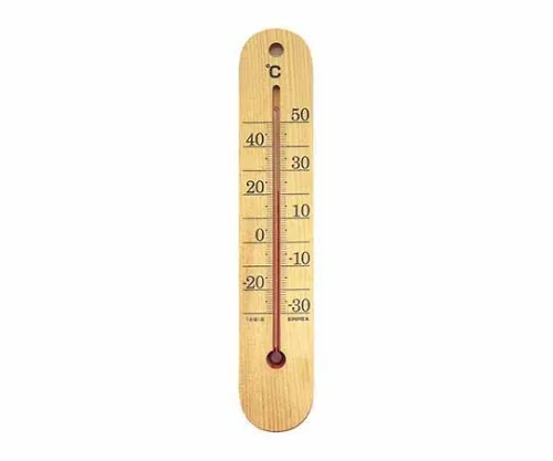 61-6865-42 Wooden Thermometer 270 x 48 x 10mm 80G/(About) 100G (Blister Pack) TG-6671