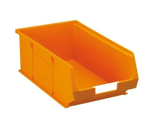 63-4806-61 RS Orange Plastic Stackable Storage Bin, 130mm x 205mm x 350mm 469-6762