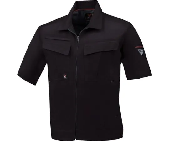 65-8375-96 Short Sleeve Blouson Black 3L 1651-90-3L