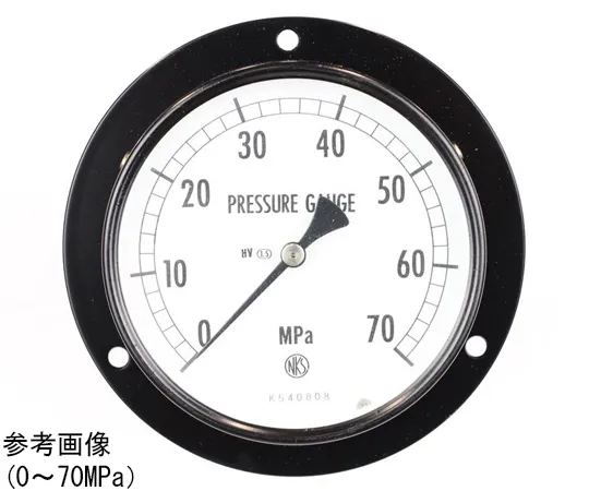 65-4282-14 Normal Pressure Gauge (Φ100) Embedded D Frame (Mounting Hole) for Heat and Vibration Resistance 50 MPa AE15-233