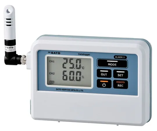 64-2193-51 A set of temperature/humidity data logger/integrated Sensor + traceability documents (4-piece set) SK-L754SK-L754-1