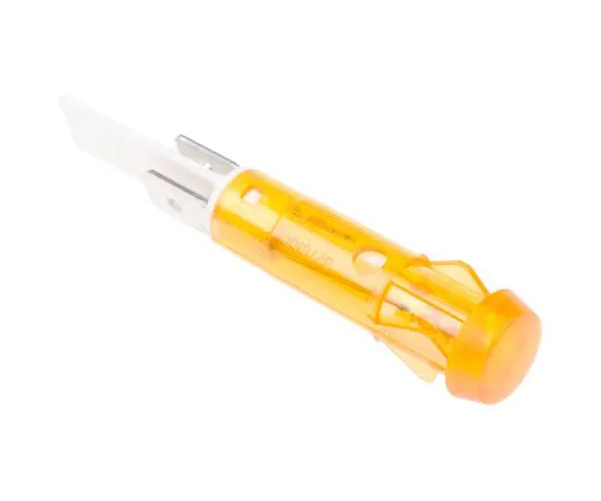 63-4740-96 Arcolectric Orange neon Indicator, Tab Termination, 230 V ac, 9.5mm Mounting Hole Size C0276AANAC