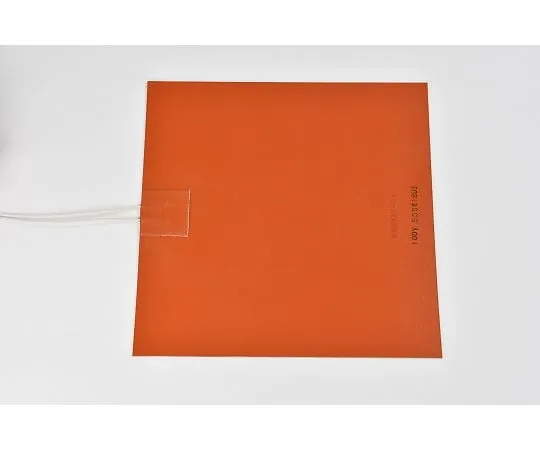 64-3421-38　Silicon Rubber Heater [With Double-sided Tape, Lead Wire Extension 3m] 100V 500W 250mm x 250mm　SR100-500-250-250-P-L3