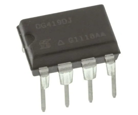 63-4898-79 DG419DJ-E3 Vishay, Analogue Switch Single SPDT, 15 V, 18 V, 24 V, 28 V, 8-Pin PDIP DG419DJ-E3