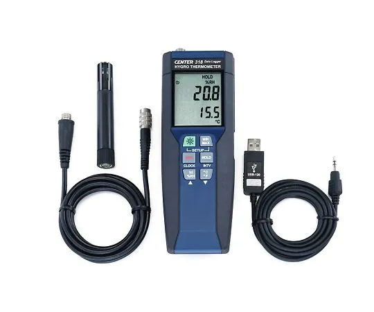 64-0827-20　［Discontinued］Data Logger Temperature and Humidity Meter　TA411PC