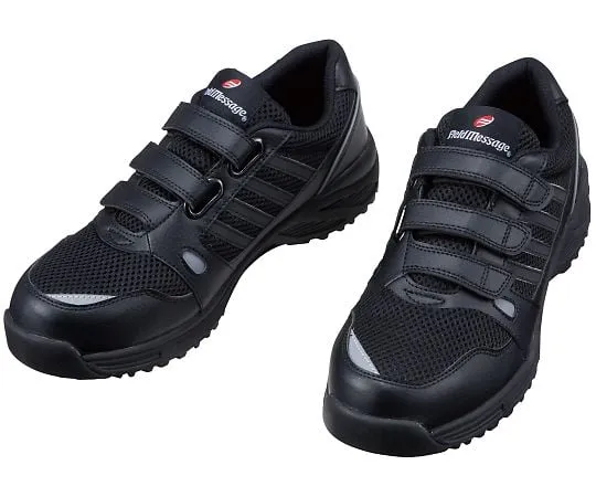 64-0986-74 Safety Shoes Velcro Black 22.0 cm S2182