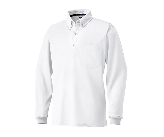 63-1783-07 Long Sleeve Polo Shirt White 235-10-SS