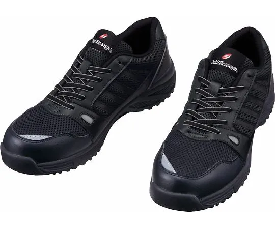 64-0986-18 Safety Shoes Lace-Up Type Black 22.0 cm S2181