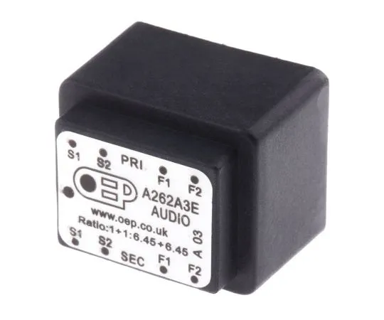 63-4727-66 Through Hole Audio Transformer 600Ω 100mW Hz @ 300, 1mW Hz @ 30 A262A3E