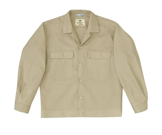 65-1273-06 Work Clothes, Cotton 100% Men's Long Sleeve Jumper Khaki S MS4000-UE-S MS4000-UE-S