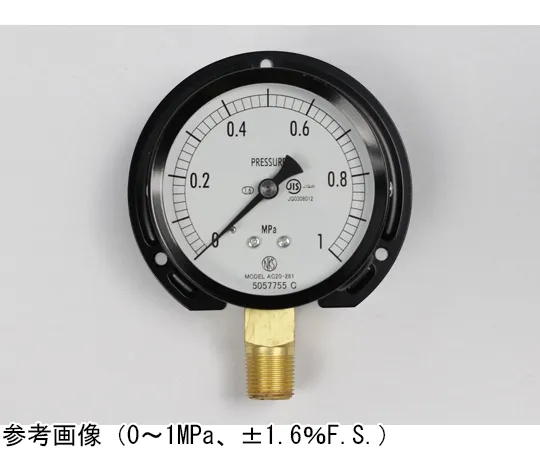 65-4279-74-20 Normal Pressure Gauge (Φ75) Vertical B Frame - With 0.1~0.16 MPa Inspection Certificate AC20-281