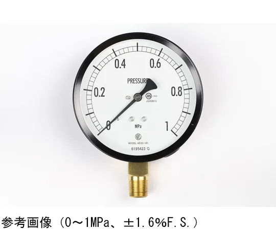 65-4285-68-20 Normal Pressure Gauge (Φ100) Vertical A Frame with 0.16 MPa Inspection Certificate AE20-181