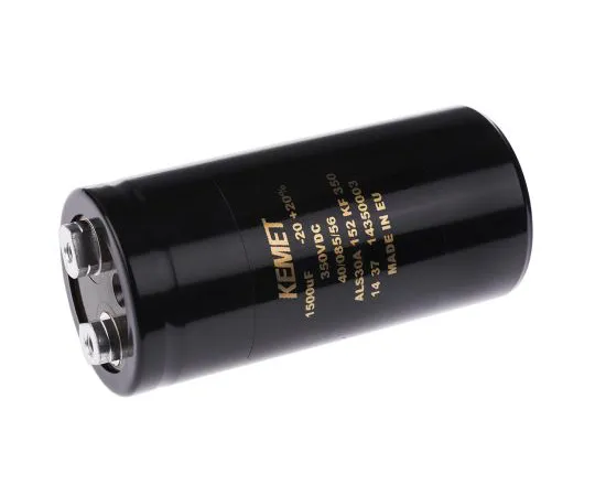 63-4778-23 KEMET 1500μF 350V dc Aluminium Electrolytic Capacitor, Chassis Mount 51 x 105mm +85°C 51mm 105mm ALS30A152KF350