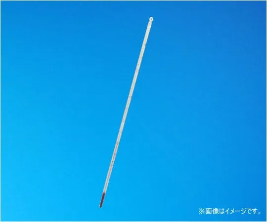 64-0706-27 Tubular Rod Thermometer (Red Liquid) 0 ~ 50 °C (1 °C) Total Recessed Diameter 4 mm 1-71-2