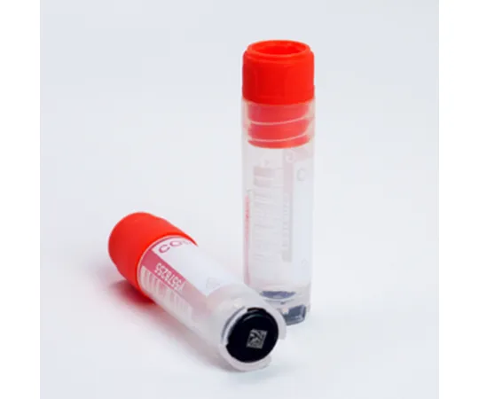 65-3962-04 Cryogenic vials with 1 D/2 D bar code Internal screw cap Round bottom free-standing type 2.0 mL 50 pieces x 10 packs 8670