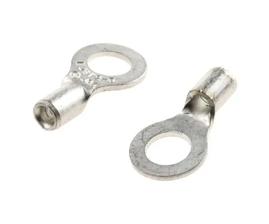 63-4885-47 JST Uninsulated Crimp Ring Terminal, 5mm Stud Size, 1mm² to 2.6mm² Wire Size R2-5