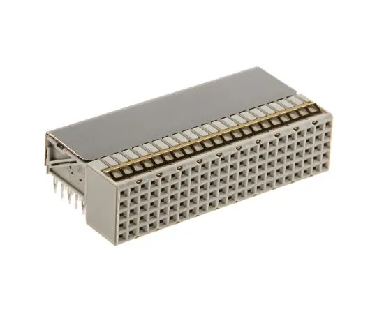 63-4767-25 TE Connectivity Z-PACK HM Series 2mm Pitch Hard Metric Backplane Connector, Female, Right Angle, 22 Column, 5 Row, 110 5352152-1