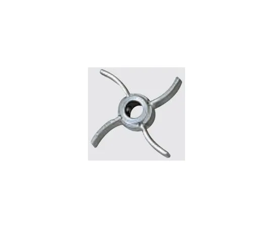 65-0582-22 Curved fan turbine shaft diameter 30 mm blade diameter 8 mm