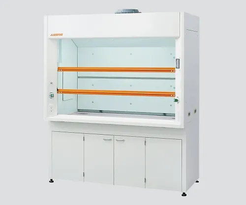 3-3910-01　［Discontinued］Fume Hood Low Ceiling Supported, Double Sash Type 1200 x 845/750 x 2100　ASIMW-1200