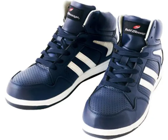 64-0985-23　［Discontinued］Safety Shoes Middle Cut Navy 23.0 cm　S2153