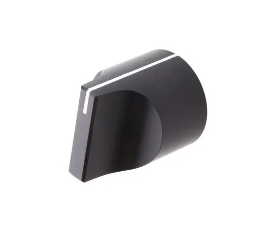 63-4805-15 RS PRO Potentiometer Knob, Grub Screw Type, 22mm Knob Diameter, Black, 6mm Shaft 467-2508
