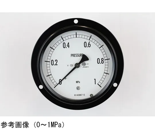 65-4305-11-20 Sealed Pressure Gauge (100Φ) Embedded D Frame (Mounting Hole) with 0.4 MPa Inspection Certificate for Vibration Resistance BE15-231