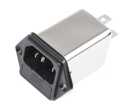 63-4798-87 Male IEC/EN 60939 IEC Filter Panel Mount 5 x 20mm,Faston,Rated At 6A,250 V ac Operating Frequency 0 → 400Hz FN9260B-6-06