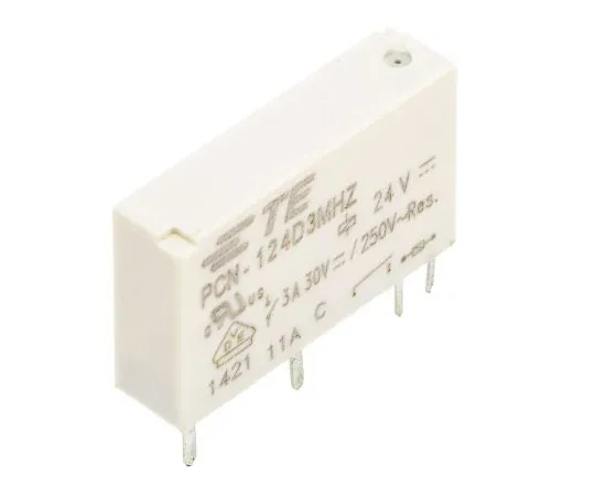 63-4831-63 TE ConnectivityPCN SPNO Non-Latching Relay PCB Mount, 24V dc Coil, 3A PCN-124D3MHZ000