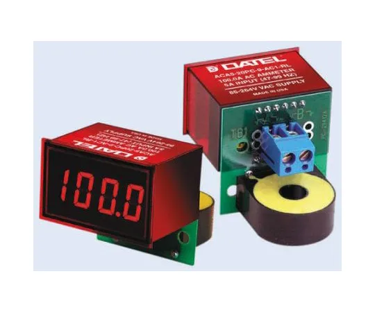 63-4776-23 Murata LED Digital Ammeter 4-Digits AC 0°C to +60°C, 33.9 x 21.3 mm ACA-20PC-4-AC1-RL-C