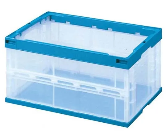 61-6566-63 Sekisui Folding Container Transparent OC-50L-CB 7766800