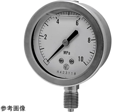 69-3940-82 φ100 Pressure Gage Pressure GV42 R3/8 A Frame with Glycerin GV42-183-0.1-0.1MPA