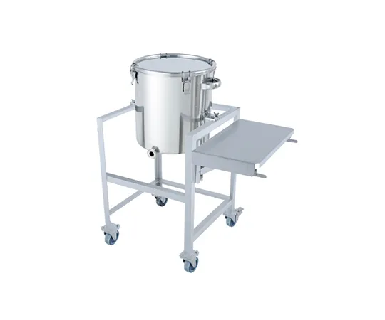 64-5068-97 Stainless Steel Piece Tapered Closed Containe 35L w/Stand (w/Workbench) KTT-CTH-ASCB-36