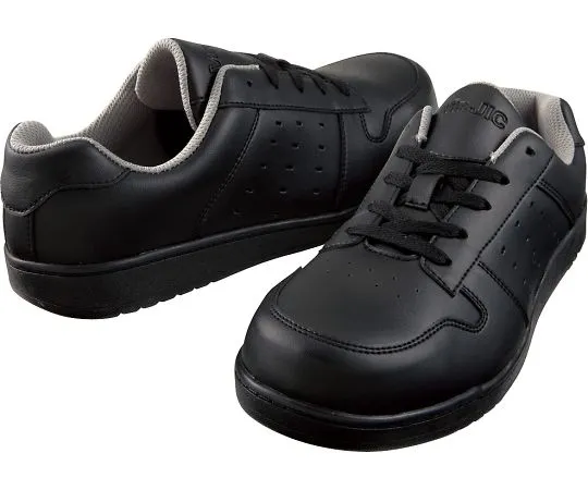 64-0991-38 Safety Shoes Lace-Up Type Black 22.0 cm S2071R