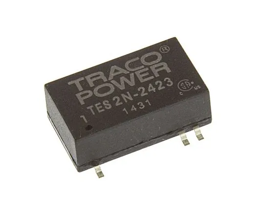 63-4841-09 TRACOPOWER TES 2N 2W Isolated DC-DC Converter Surface Mount, Voltage in 18 → 36 V dc, Voltage out ±15V dc TES 2N-2423