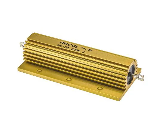 63-4758-86 Arcol HS150 Series Aluminium Ho***d Axial Wire Wound Panel Mount Resistor, 220Ω ±5% 150W HS150 220R J