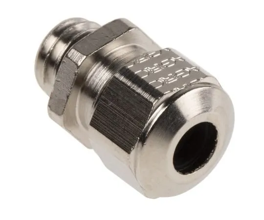 63-4774-21 SES A1 M8 Cable Gland, Nickel Plated Brass, IP68 A1000.08.050
