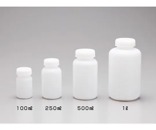 64-3697-51 SANPLA ® PE Tough Bottle wide-mouth 100mL (200 pcs/case) 30816c