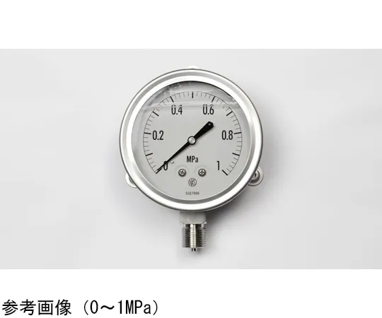65-4322-15-20 Pressure Gauge with Glycerin (100Φ) with 0.4 MPa Inspection Certificate GV42-243
