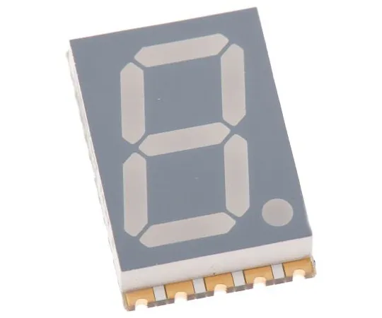 63-4892-94 KCSA56-105 Kingbright 7-Segment LED Display, CA Red 44 mcd RH DP 14.2mm KCSA56-105