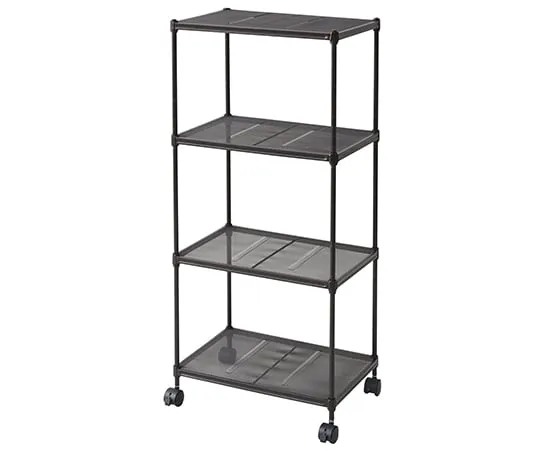 63-3969-82　［Out of stock］Metal Mesh Rack 4-Level Brown　MMR-10434CJGBR